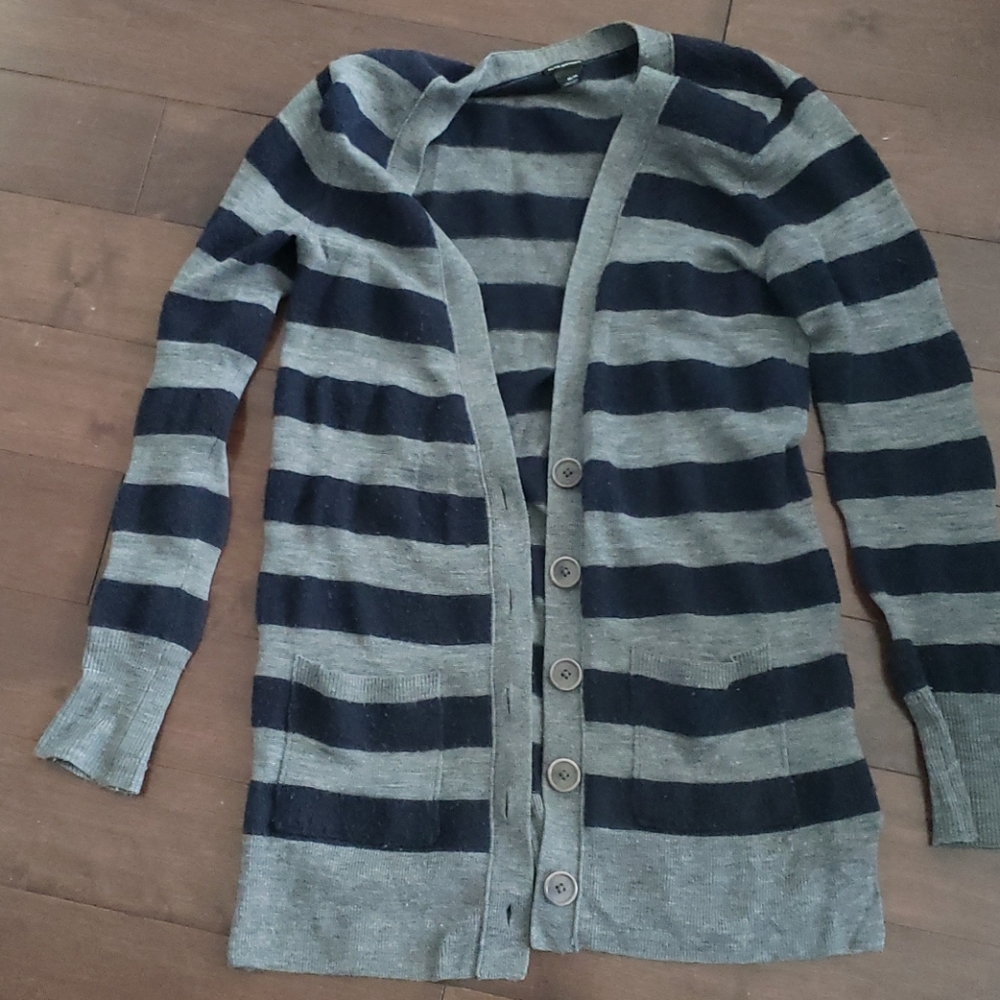 Club Monaco strip cardigan